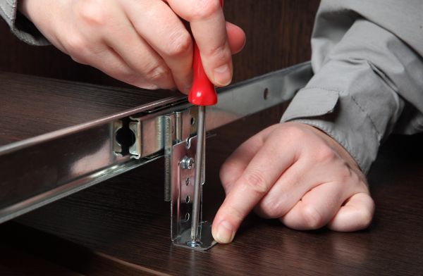 Drawer Track Installation in The Colony