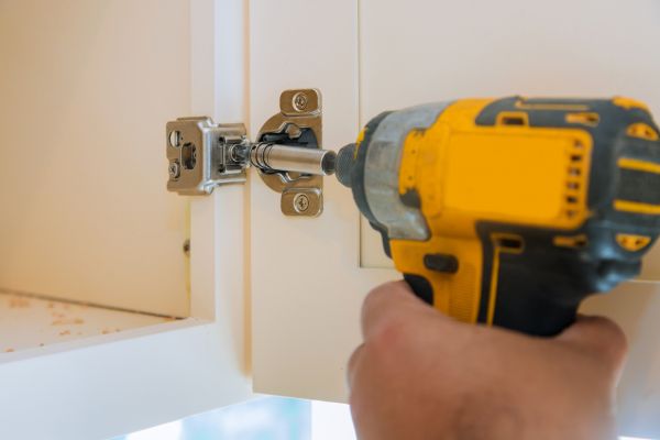 Cupboard Door Hinge Repair in The Colony