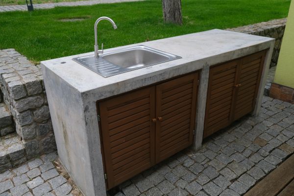 Exterior Cabinet Installation in The Colony