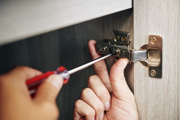 Cabinet Hinge Installation in The Colony