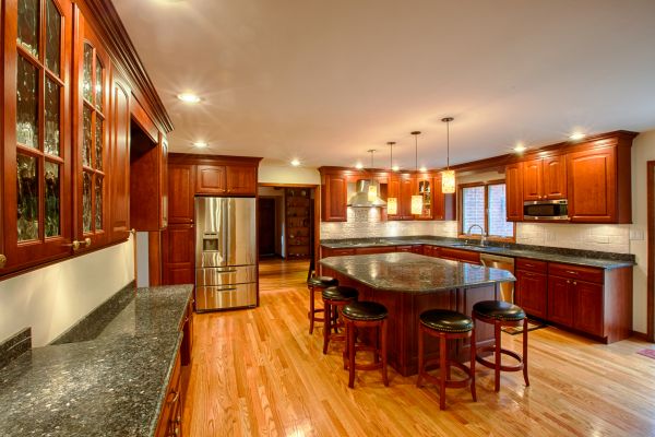 Cherry Kitchen Cabinet Repair in The Colony